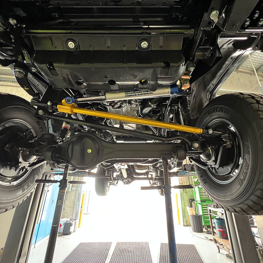 Superior Billet Series 7075 - T6 Alloy Drag Link Solid Bar Suitable For Toyota LandCruiser 79 Series Single Cab 2016 on (Wide Body) Adjustable - 79DRAG8SC-AL